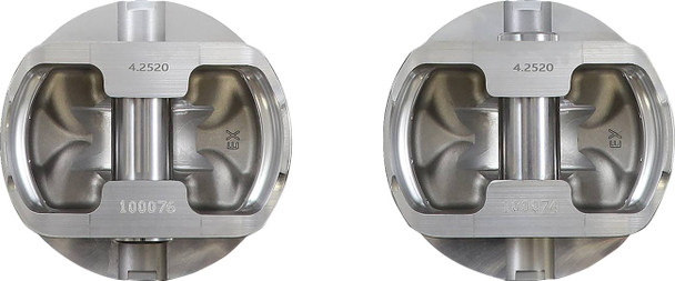 Kb Performance - KB595LCA.005 - Piston Kit - 4.250" +0.005" - 11.8:1 CR - 124" Big Bore - 107" M8