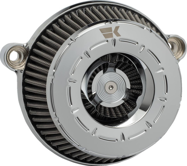 Khrome Werks - Chrome Tracer Instigator Air Cleaner fits '24 Harley M8 FLHTK/​FLTRK/​FLHRXS, '17-'23 FLHT/​FLHR/​FLTRX/​FLTRU, '17-'25 H-D Trike & '18-'24 Softail Models