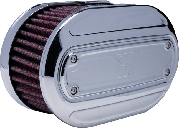 Kodlin USA - Chrome Oval Air Cleaner Kit fits '24-'25 Harley M8 Gen 2 FLHX/​FLTRX/​FLTRXSTSE, '23-'25 FLHXSE/​FLTRXSE, '25 Softail Models
