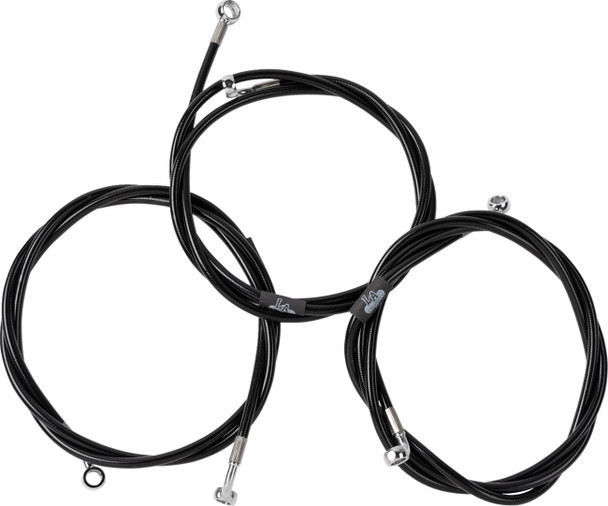 La Choppers - LA-8059B08B - Brake Line - 24"+ - '08-'10 FL