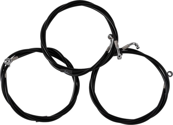 La Choppers - LA-8059B16B - Brake Line - 24"+ - '15-'17 FL