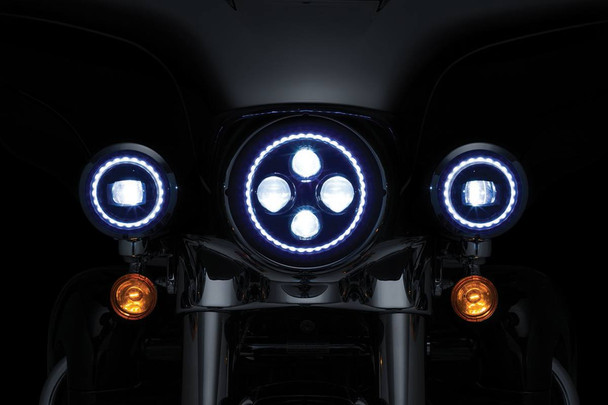 Kuryakyn - 2466 - 4.5" Orbit Vision LED Passing Lamps