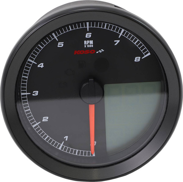 Koso North America - BA051211 - Multi-Function Speedometer/Tachometer - HD-04 - Black