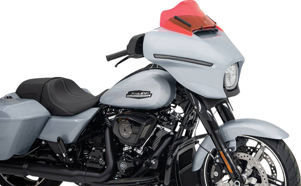 Klock Werks - KWW-01-0723 - Kolor Flare™ Windshield - 8" - Pink Ice - FLHX