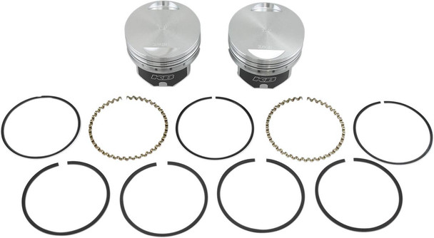 Kb Performance - KB295.010 - Piston Kit - 3.498" +0.010" - 9.0:1 CR - XL1200