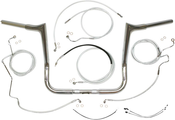 Magnum Shielding - 38884-412 - 1-1/4" Viking Handlebar Installation Kit - 12" - Sterling Chromite II®