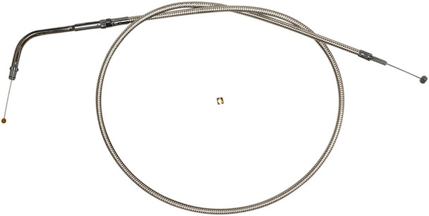 Magnum Shielding - 5313 - Polished Stainless Steel Braided Throttle Cable - 28-3/4" Magnum Shielding - 5313 - Polished Stainless Steel Braided Throttle Cable - 28-3/4"