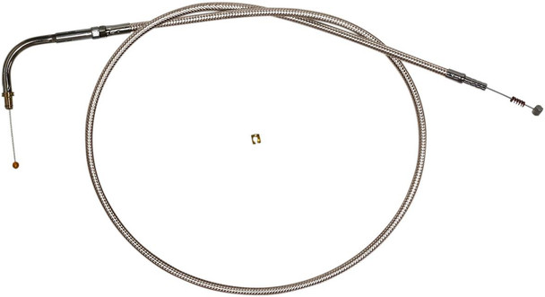 Magnum Shielding - 5421 - Polished Stainless Steel Braided Idle Cable - 39-1/2"