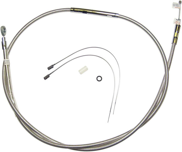 Magnum Shielding - 5221HE - High-Efficiency Polished Stainless Clutch Cable - 62-1/2"
