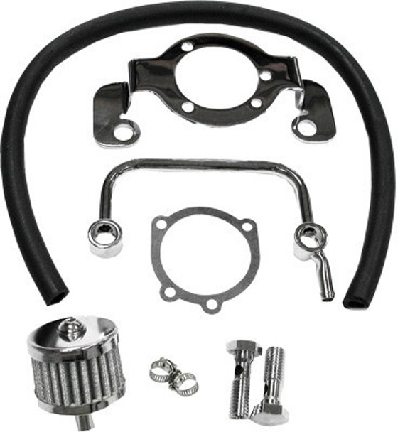 HardDrive - Air Cleaner Bracket/Breather Kit - Fits '07-Up XL Models