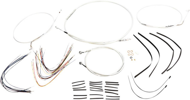 Magnum Shielding - 387652 - Sterling Chromite II® Designer Handlebar Installation Kit - 15"-17" - '07-'13 Sportster