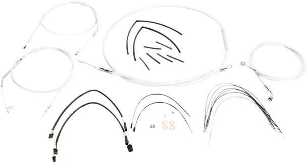 Magnum Shielding - 387663 - Sterling Chromite II® Designer Handlebar Installation Kit - 18"-20" - '14-'22 Sportster