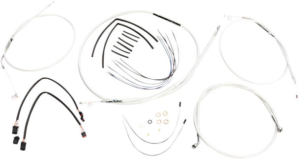 Magnum Shielding - 387662 - Sterling Chromite II® Designer Handlebar Installation Kit - 15"-17" - '14-'22 Sportster