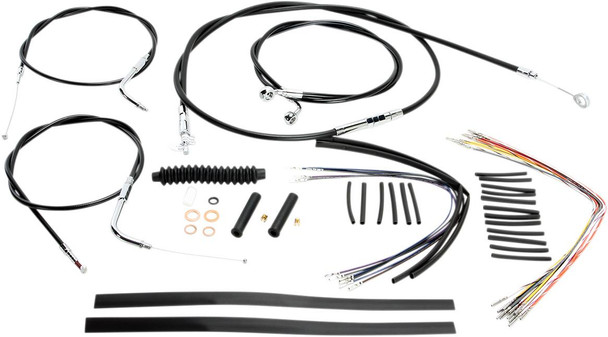 Magnum Shielding - 489381 - XR Handlebar Installation Kit - 12"-14" Ape Hanger Handlebars - Black