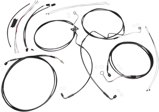 Magnum Shielding - 486341 - XR Handlebar Installation Kit - 12"-14" Ape Hanger Handlebars - Black