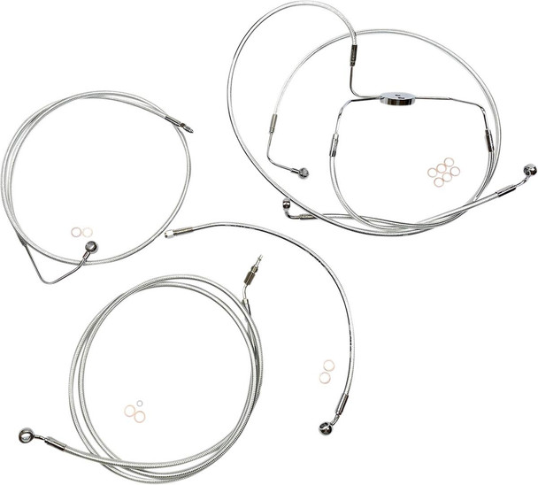 Magnum Shielding - 387004 - Sterling Chromite II® Designer Handlebar Installation Kit - 10" - '08-'12 CVO/Screaming Eagle