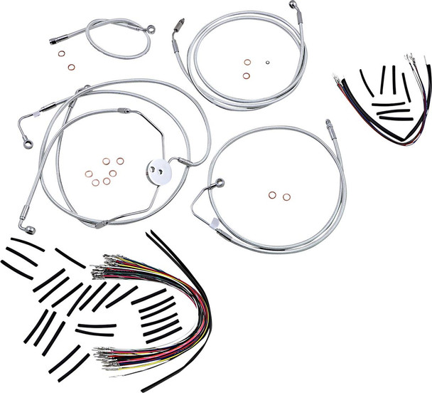 Magnum Shielding - 387021 - Sterling Chromite II® Designer Handlebar Installation Kit - 12"-14" - '09-'12 CVO FLTR