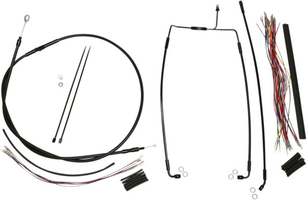 Magnum Shielding - 486302 - XR Handlebar Installation Kit - 15"-17" Ape Hanger Handlebars - Black