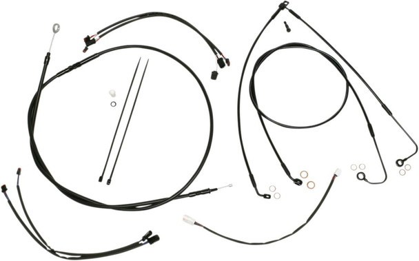 Magnum Shielding - 486781 - XR Handlebar Installation Kit - 12"-14" Ape Hanger Handlebars - Black