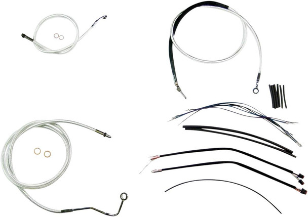 Magnum Shielding - 387851 - Sterling Chromite II® Upper Handlebar Installation Kit - 12"-14" - '17-'20 FLH