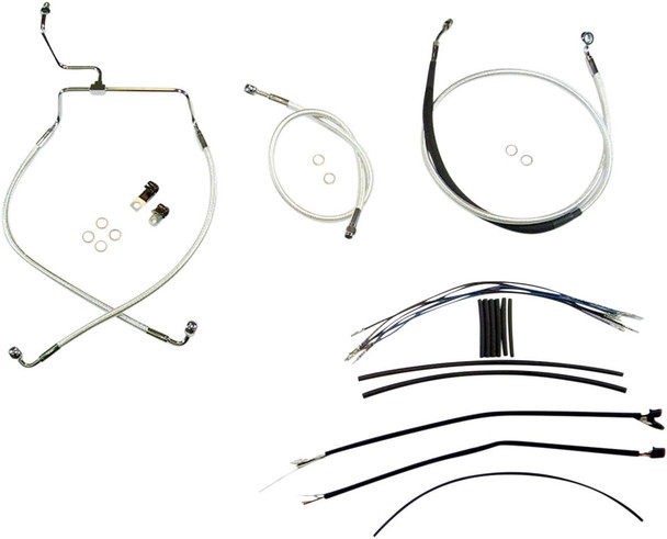 Magnum Shielding - 387861 - Sterling Chromite II® Designer Handlebar Installation Kit - 12"-14" - '17-'19 FLTR