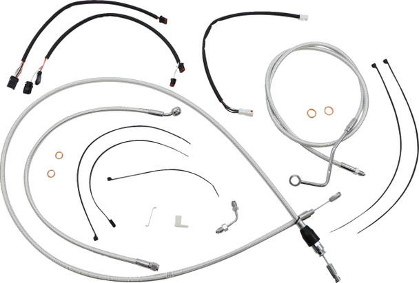 Magnum Shielding - 3871142 - Sterling Chromite II® Designer Handlebar Installation Kit - 15"-17" - '21-'23 FLTR