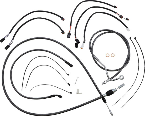 Magnum Shielding - 7871131 - KARBONFIBR Designer Handlebar Installation Kit - 12"-14" - '21-'23 FLHRXS