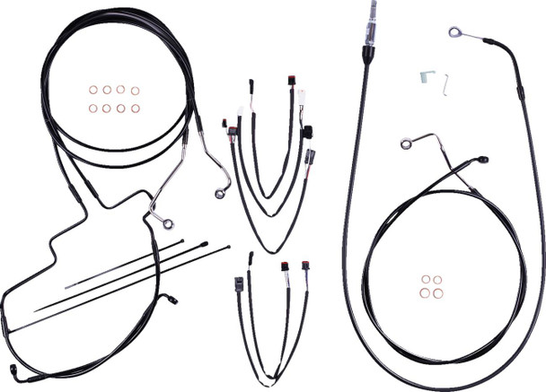Magnum Shielding - 4861192 - XR Handlebar Installation Kit - 15"-17" Ape Hanger Handlebars - Black Magnum Shielding - 4861192 - XR Handlebar Installation Kit - 15"-17" Ape Hanger Handlebars - Black