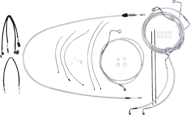 Magnum Shielding - 3871222 - Sterling Chromite II® Designer Handlebar Installation Kit - 15"-17" - '21-'22 FLHR