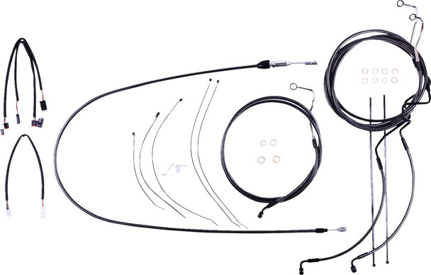 Magnum Shielding - 4871222 - Black Pearl™ Designer Handlebar Installation Kit - 15"-17" - '21-'22 FLHR Magnum Shielding - 4871222 - Black Pearl™ Designer Handlebar Installation Kit - 15"-17" - '21-'22 FLHR