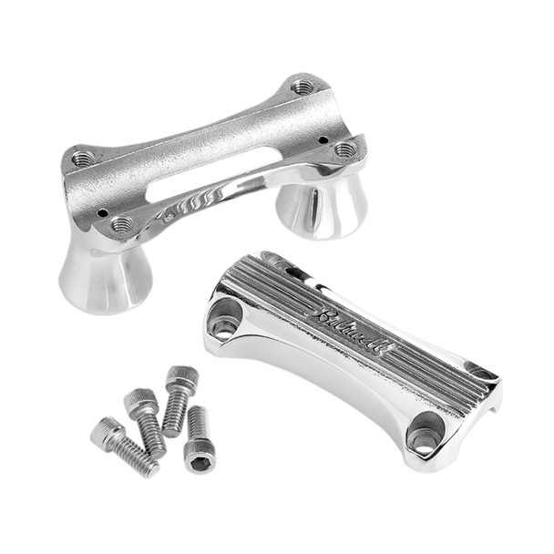 Biltwell - Thunder Risers 2" - Raw Polished