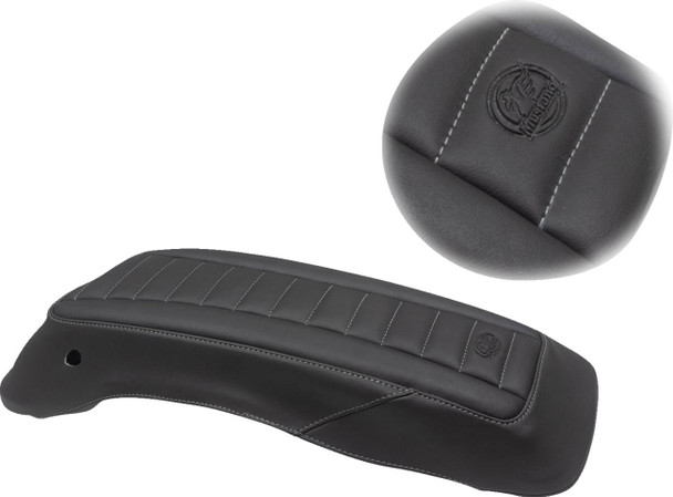 Mustang - 77640GM - Saddlebag Lid Covers - Black/Gunmetal Gray - FL '14-'24