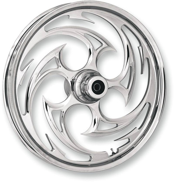 Rc Components - 21350-9917-85C - Wheel - Savage - Front - Dual Disc/without ABS - Chrome - 21x3.5 - '00-'07 FLT