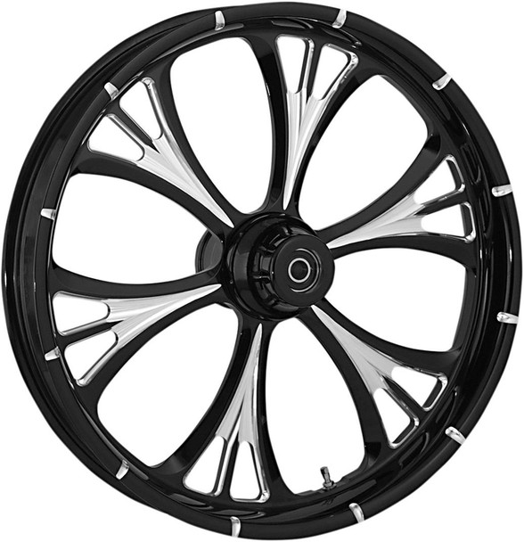 Rc Components - 21350903114102E - Wheel - Majestic Eclipse - Front - Dual Disc/without ABS - Black Eclipse - 21x3.5 - '14-'23 FLT