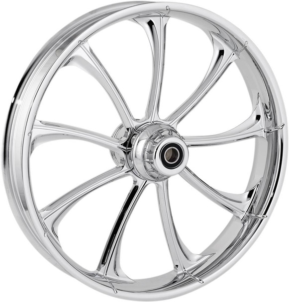 Rc Components - 21350-9031A-124 - Wheel - Revolt - Front - Dual Disc/with ABS - Chrome - 21"x3.50"