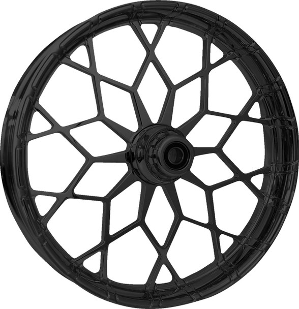 Rc Components - 213HD032A21135B - Wheel - Phenom - Front - Single Disc/with ABS - Black - 21x3.5 - FLH