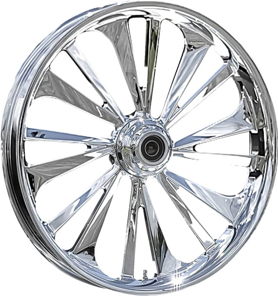 Rc Components - 213HD032NON138C - Wheel - Dillinger - Front - Single Disc/without ABS - Chrome - 21x3.5 - FLH