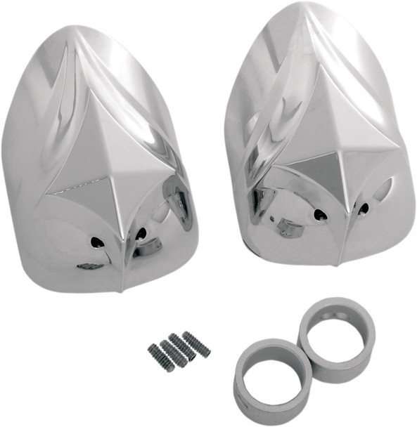 Russ Wernimont Designs - RWD-50034 - Axle Cover - Lower Fork Leg - Diamond - 41 mm