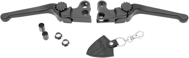 Psr - 12-00653-22 - Lever Set - Anthem - Harley Davidson - Black