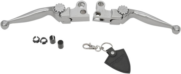 Psr - 12-00600-20 - Lever Set - Journey - Harley Davidson - Chrome