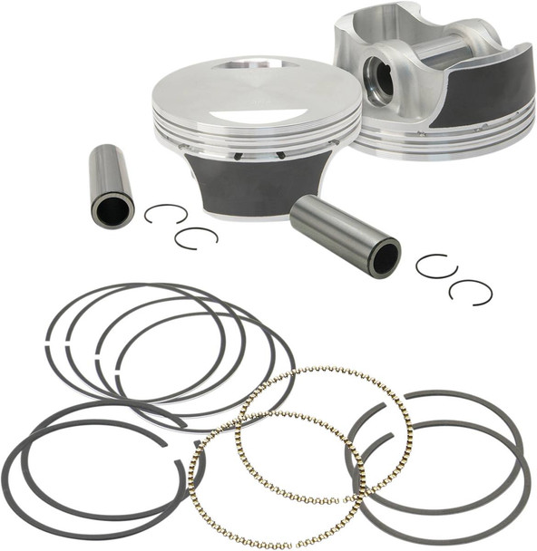 S&S Cycle - 106-3688 - Piston Kit - For 97" Big Bore Kit - 3.927" - Standard