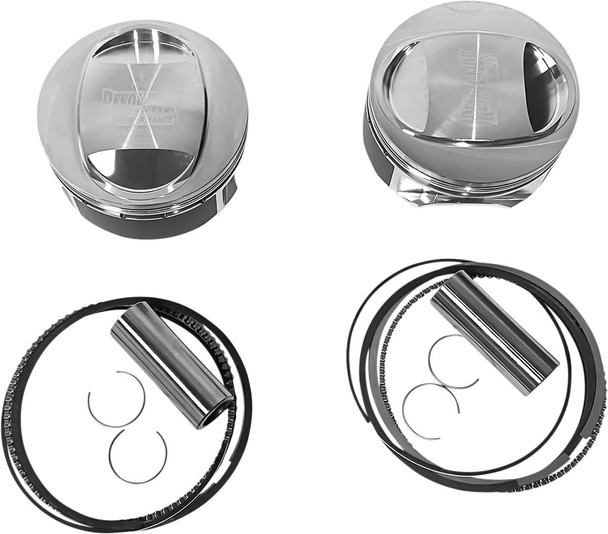 Revolution Performance, Llc - RP301-120W - Piston Kit - Domed - For 113" Big Bore Cylinder Kit - Twin Cam