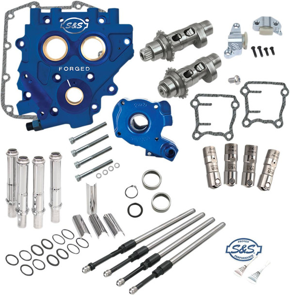 S&S Cycle - 330-0546 - Cam Chest with Plate Kit - 585CE - Easy Start Cams - Twin Cam