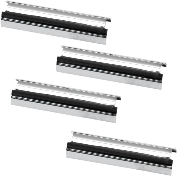 S&S Cycle - 93-4115 - Pushrod Cover Keeper Set - Chrome - 2.800"