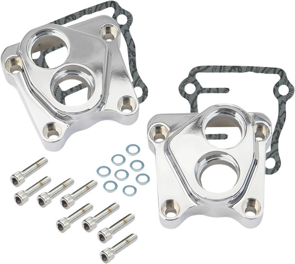 S&S Cycle - 106-3883 - Billet Tappet Covers - Chrome - Twin Cam
