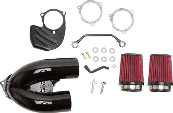 S&S Cycle - 170-0567A - Tuned Induction Air Cleaner Kit - Gloss Black
