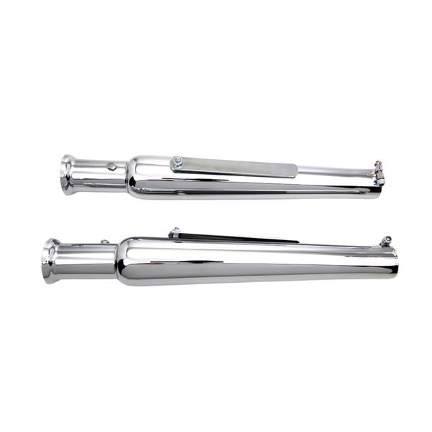 V-Twin - 20" Cocktail Shaker Slip on Muffler Set - Straight