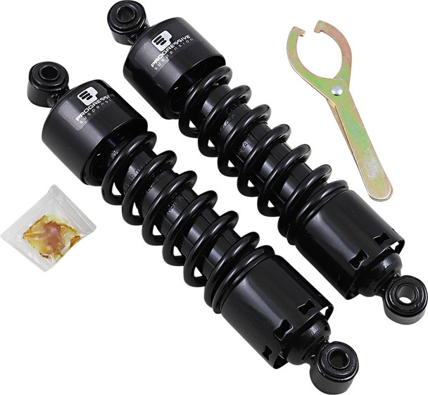 Progressive Suspension - 412-4038B - 412 Series Shock - 12.5" - Standard - Black - FXD