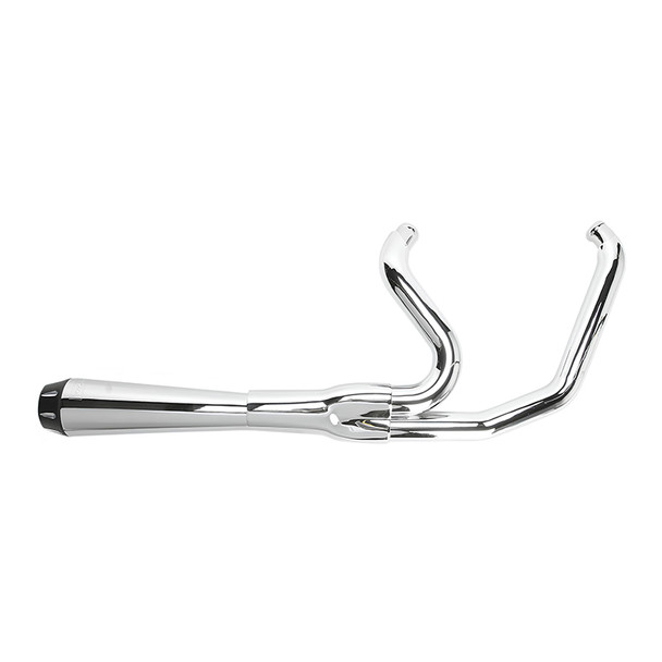 Bassani Exhaust - Road Rage 2-into-1 Exhaust Systems Chrome, Short - Fits '84-'94, '99-'00 FXR