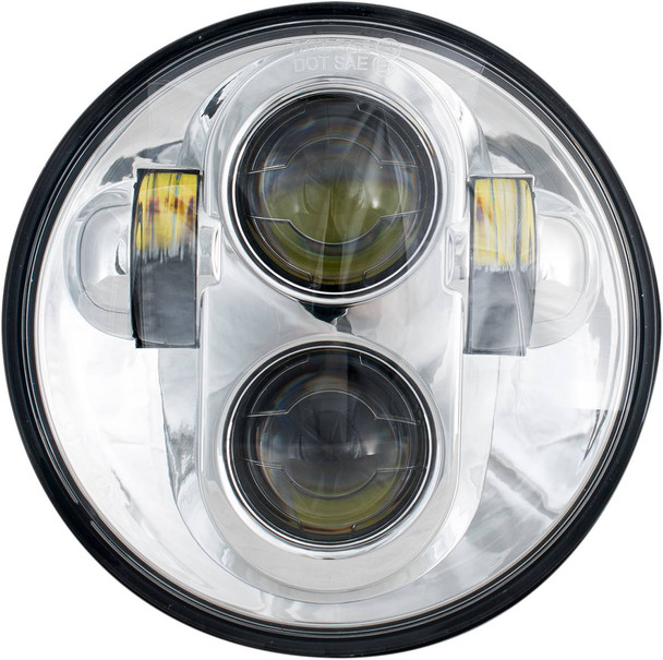Rivco Products - LED-140C - LED Headlight - 5-3/4" - Chrome